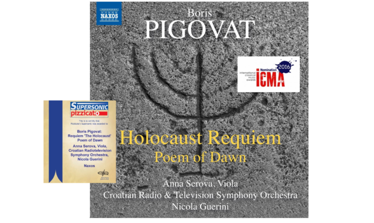 Jun, 2015: NAXOS Records launched "Holocaust Requiem & Poem of Dawn" CD